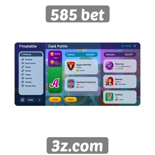 Interface de usuário do 585 bet e experiência do jogador